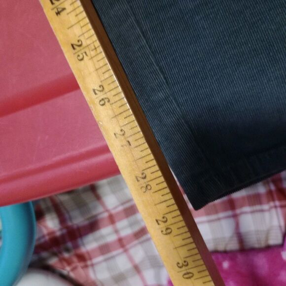 LL‎ Bean Signature Corduroy Pants Women’s  Size 14 Dark Gray - Picture 7 of 8